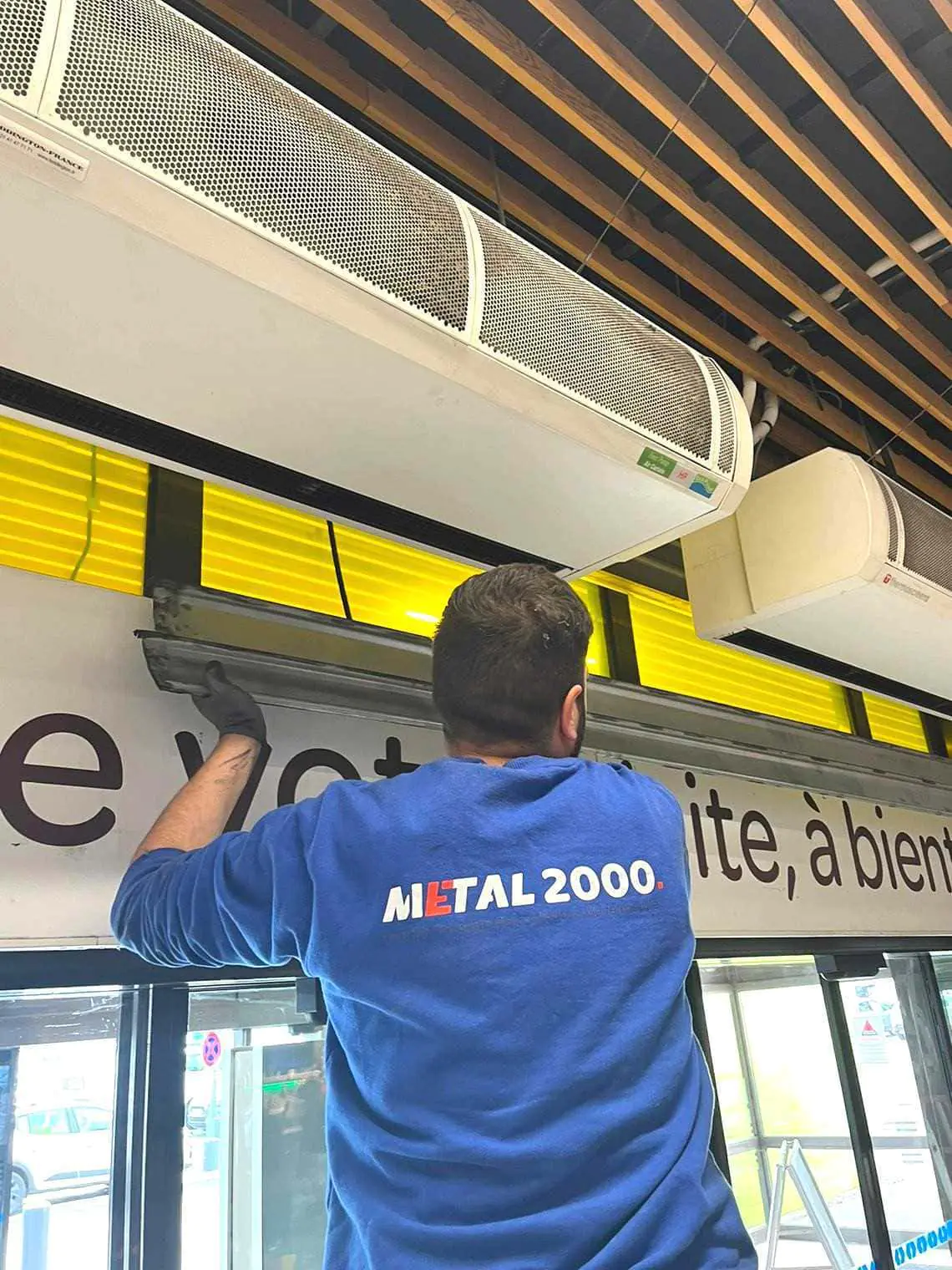 Changement lames abimées rideau métallique Mitry-Mory 77290
