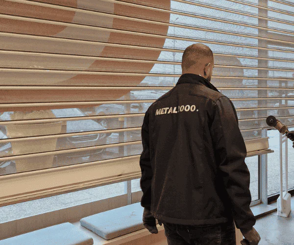 remplacement tablier rideau métallique à Lieusaint